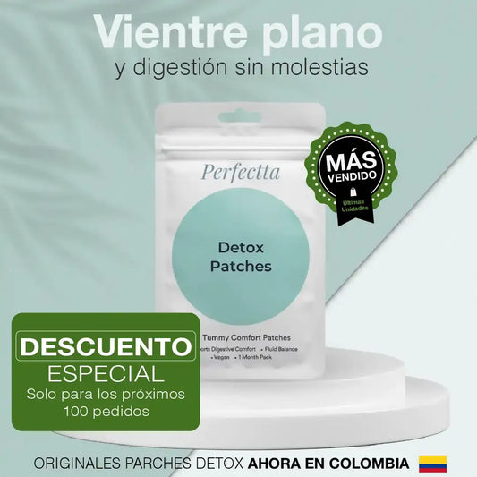 ¡PRODUCTO ADICIONAL! 🇺🇲! DETOX PATCHES - DESINFLAMACIÓN INTESTINAL