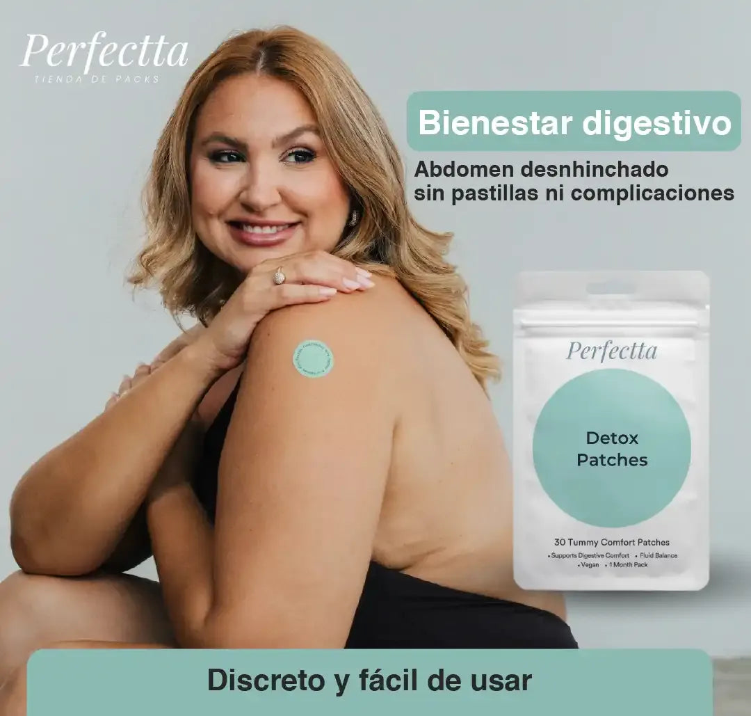 ! DETOX PATCHES - DESINFLAMACIÓN INTESTINAL